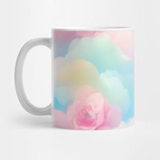 Pastel Sky and flower Mug
